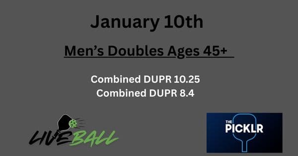 Men's Doubles (Ages 45+)