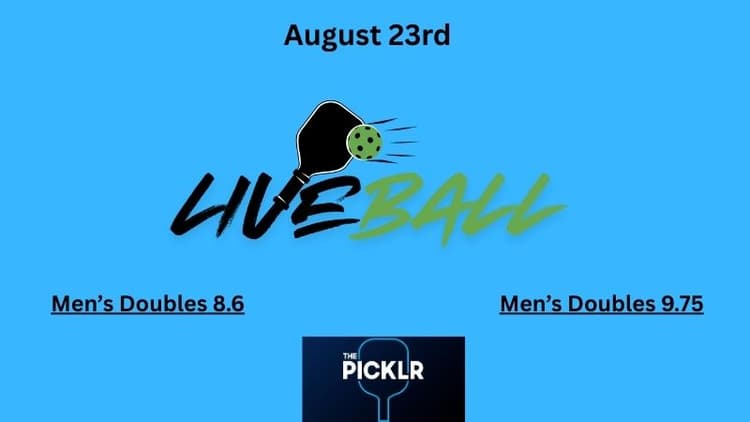 Men's Doubles 8.6 & 9.75