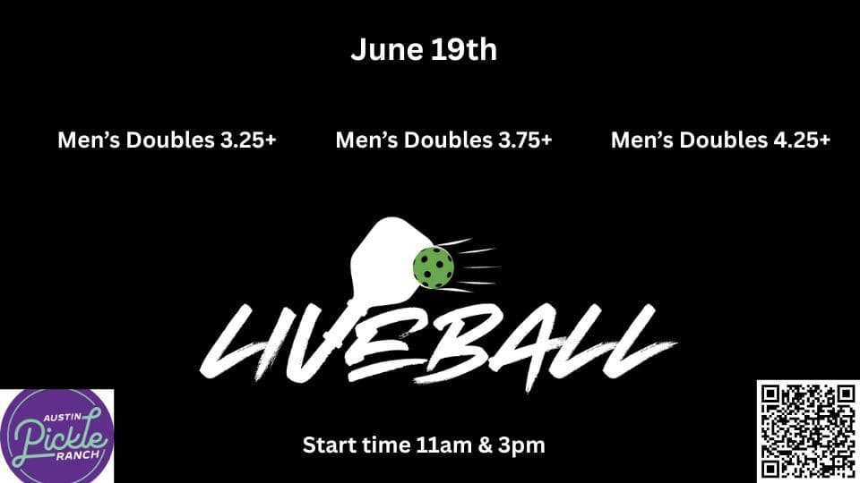 Men's Doubles Combined DUPR 7.5 & 8.5 & 9.5